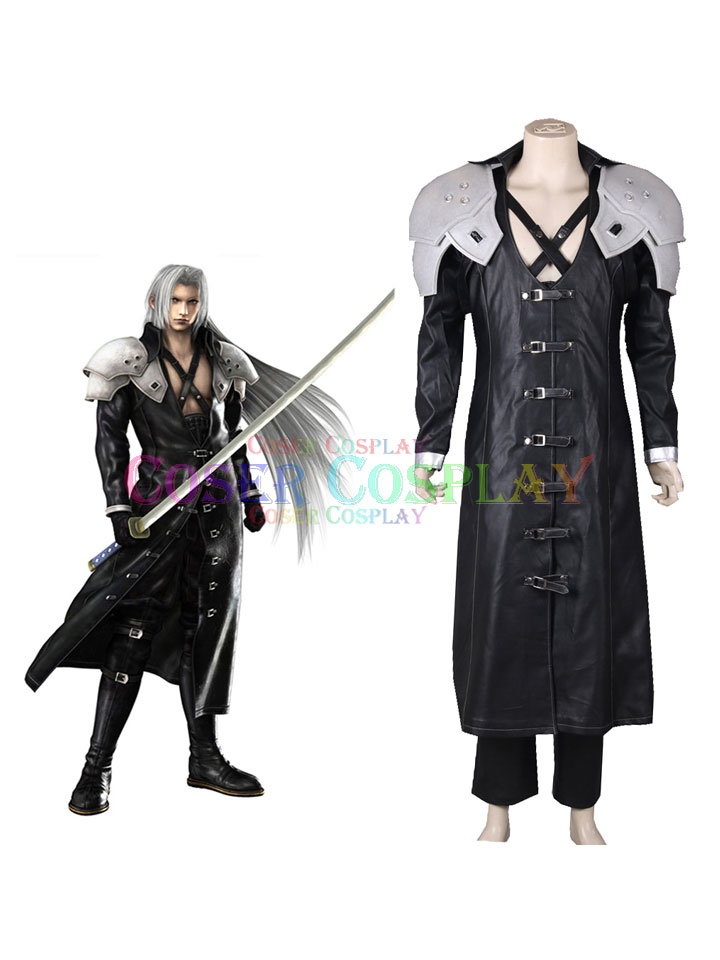 Final Fantasy Sephiroth Halloween Cosplay Costume 3434